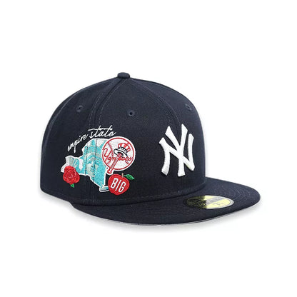 NEW ERA NEW YORK YANKEES CITY CLUSTER NAVY 59FIFTY FITTED HAT