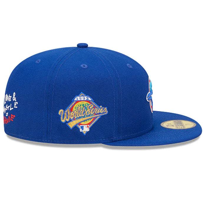 NEW ERA TORONTO BLUE JAYS TEAM HEART 59FIFTY FITTED HAT