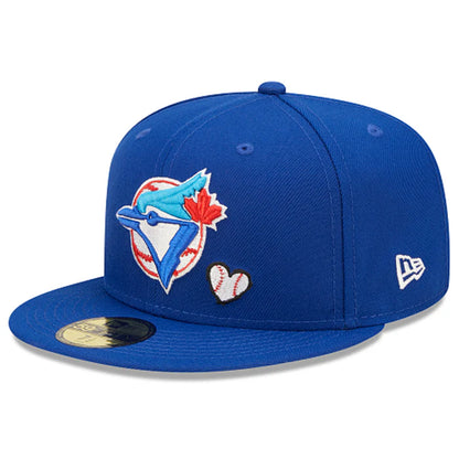 NEW ERA TORONTO BLUE JAYS TEAM HEART 59FIFTY FITTED HAT