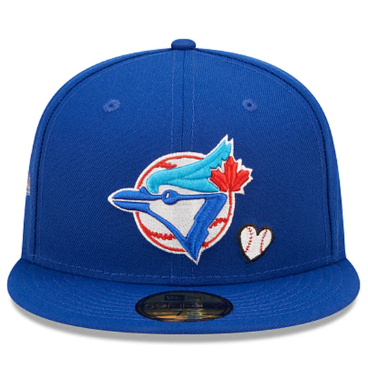 NEW ERA TORONTO BLUE JAYS TEAM HEART 59FIFTY FITTED HAT